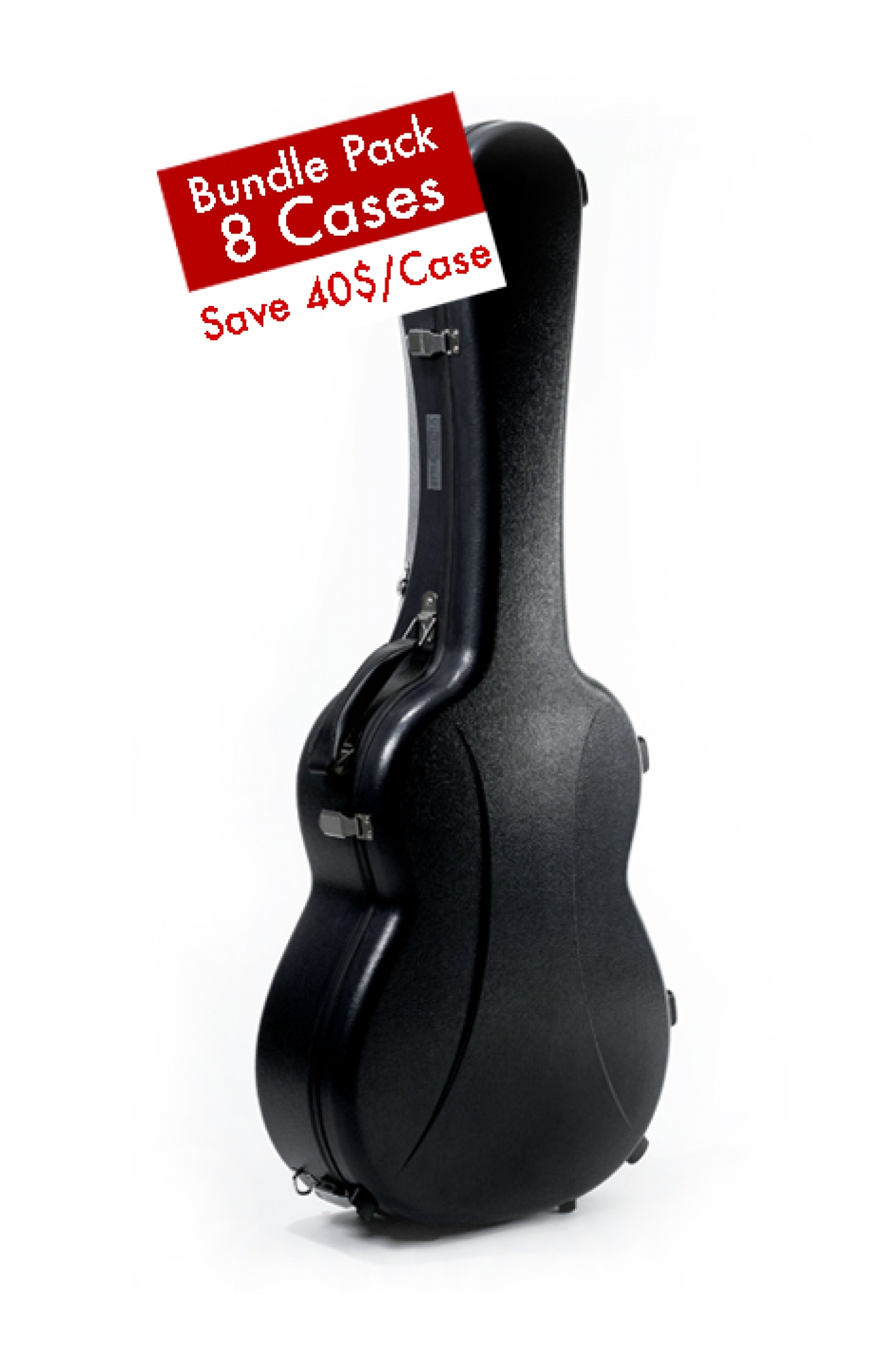 Classic Guitar Case Active Series Black, Bundle 8 cases Classic Guitar Case Active Series Black, Bundle 8 cases