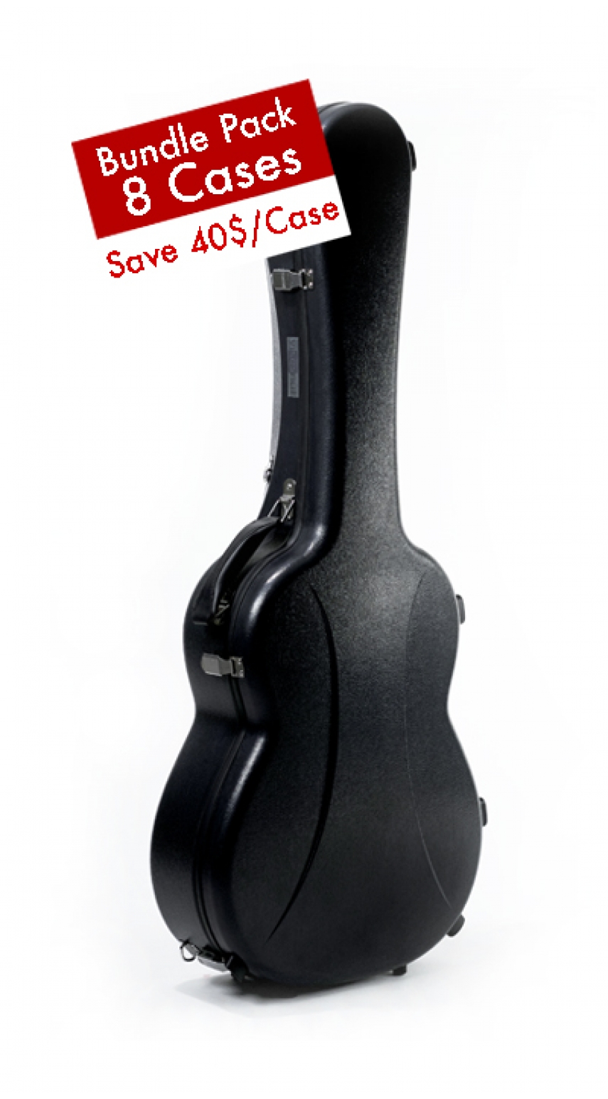 Classic Guitar Case Active Series Black, Bundle 8 cases Classic Guitar Case Active Series Black, Bundle 8 cases