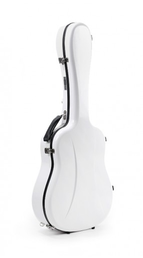 Dreadnought guitar case Premier series Gloss White 