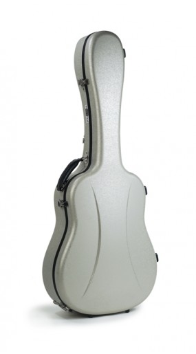 Dreadnought guitar case Premier series 1 Lustre Silver