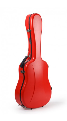Dreadnought guitar case Premier series Scarlet Red