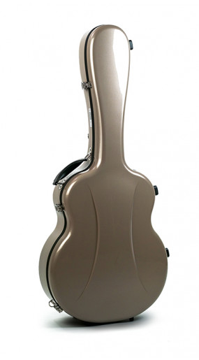 Jumbo guitar case Premier series 2 metallic taupe