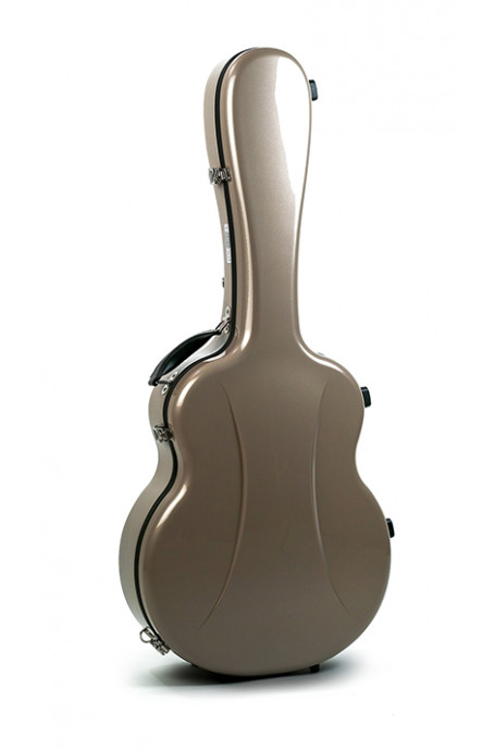 Jumbo guitar case Premier series 2 metallic taupe