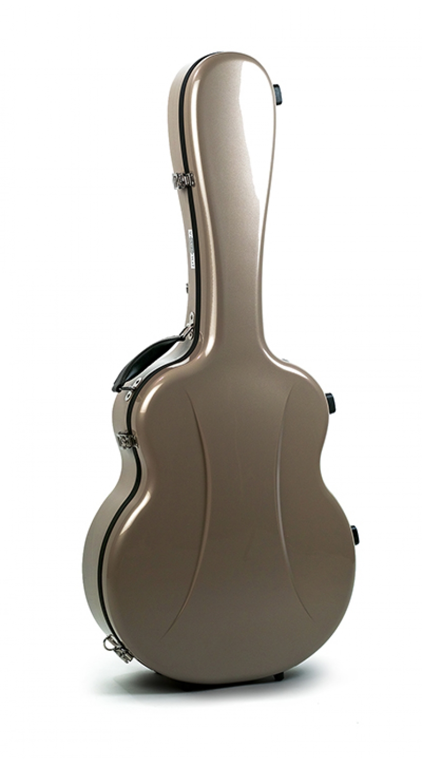 Jumbo guitar case Premier series 2 metallic taupe Jumbo guitar case Premier series 2 metallic taupe