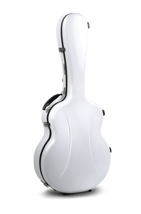 Jumbo guitar case Premier series 1 Gloss White