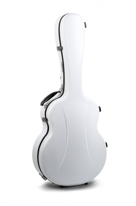 Jumbo guitar case Premier series 1 Winter White