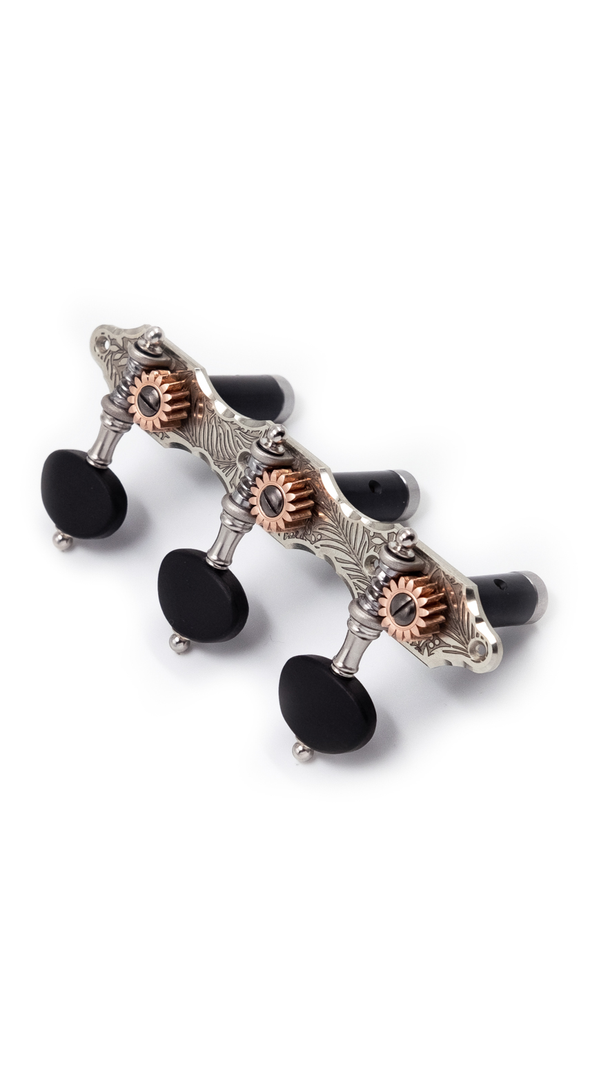 Classical Tuning machine Natural Series - Hauser Style Leaf German Silver