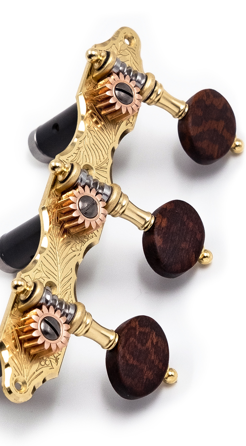 Classical Tuning machine Legacy Series - Hauser Style Leaf 14K Gold