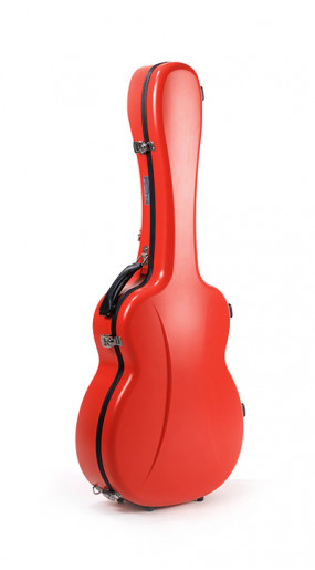 OOO/OM guitar case Premier series Scarlet Red