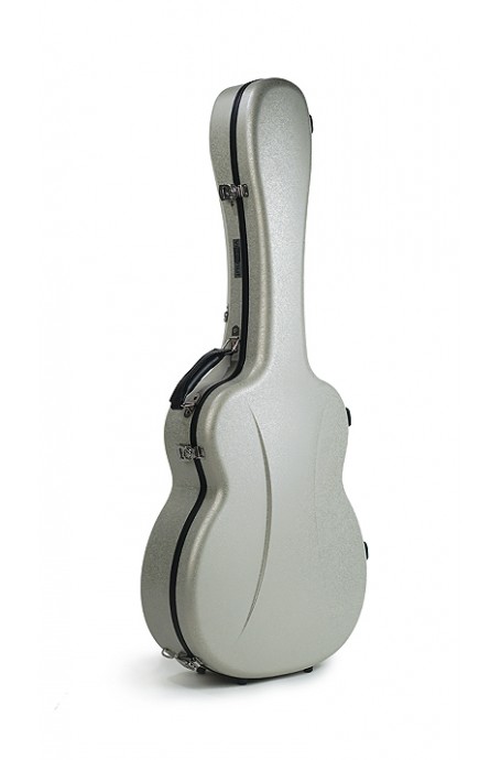 OOO/OM guitar case Premier series 1 Lustre Silver