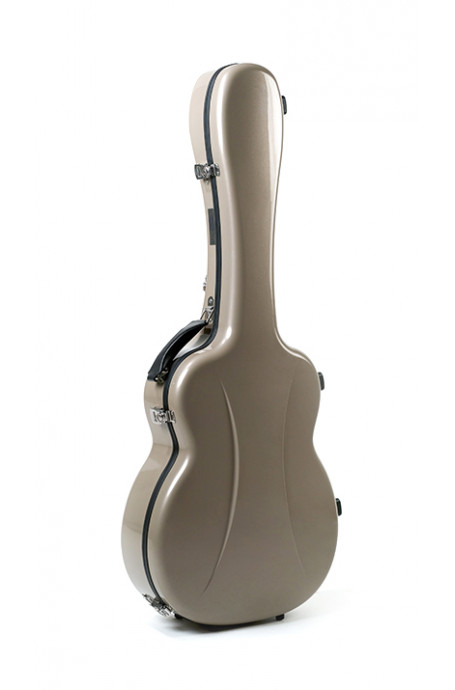 OOO/OM guitar case Premier series 2 Metallic Taupe