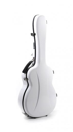 OOO/OM guitar case Premier series Winter White