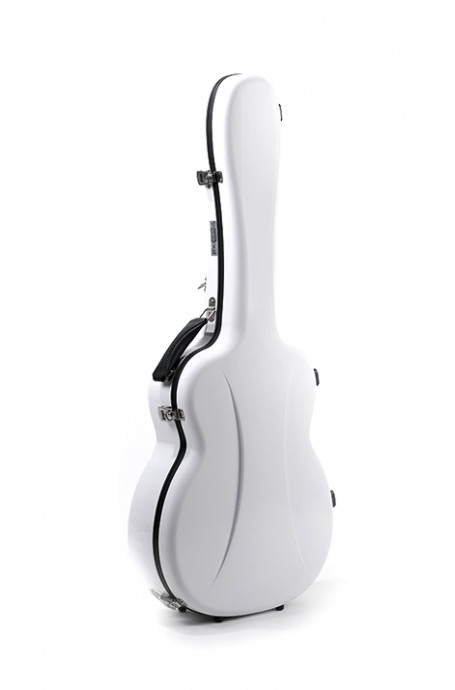 OOO/OM guitar case Premier series Winter White